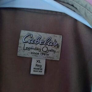 Cabela's Legendary Quality Short Sleeve Safari Shirt Outdoor‎ Adventure Wear XL